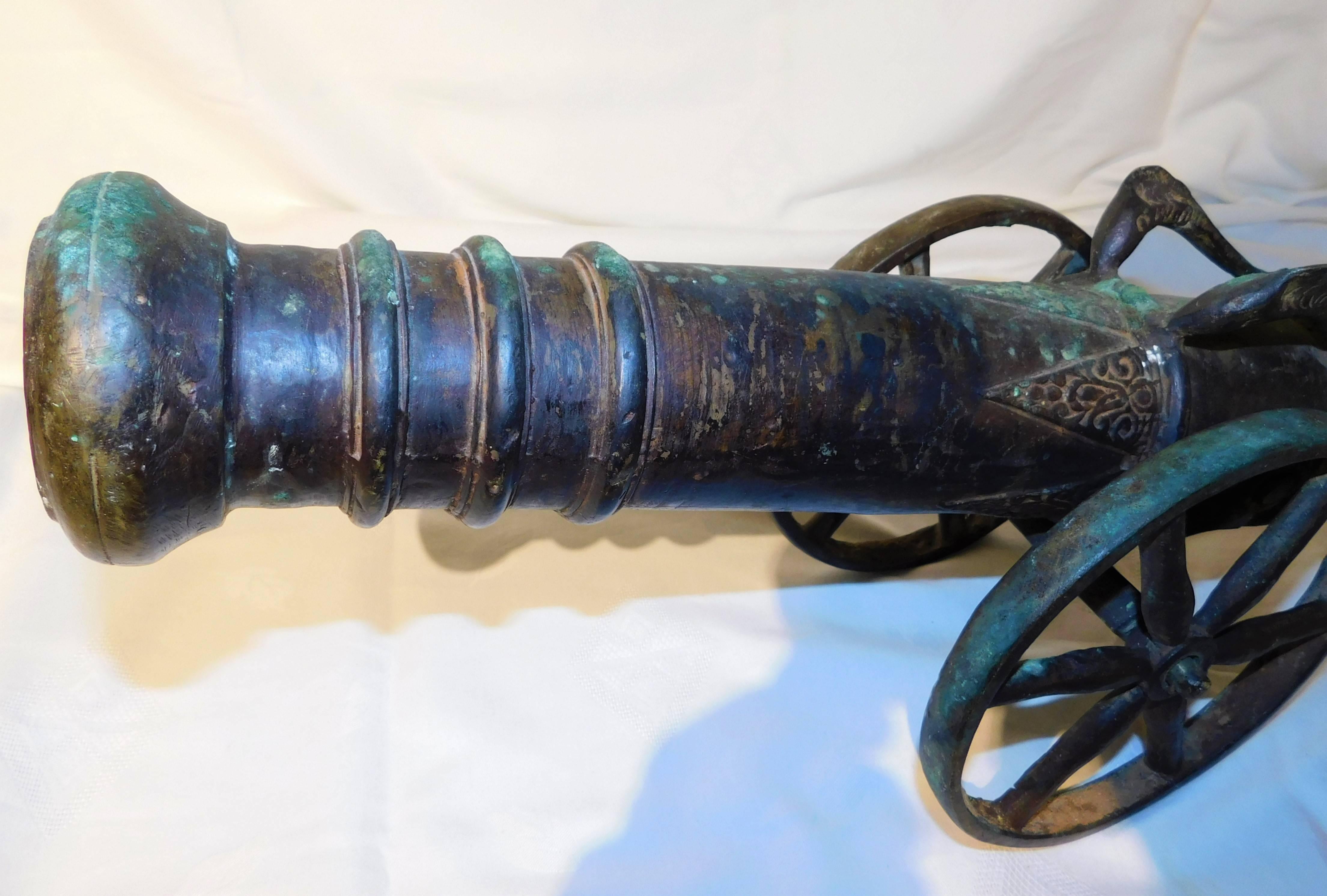viktorianische Bronze-Signalkanone aus den 1880er Jahren (Englisch)