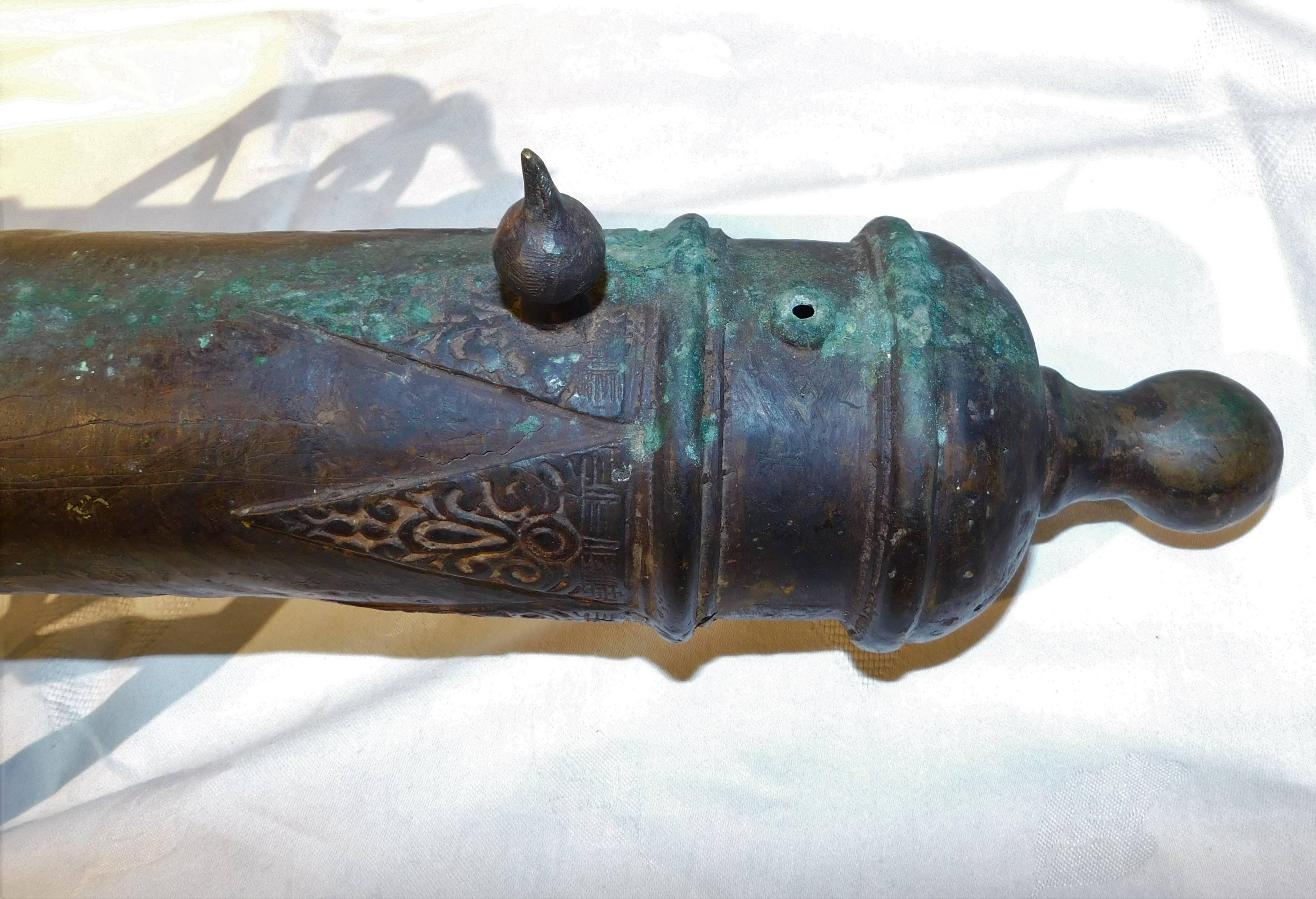 viktorianische Bronze-Signalkanone aus den 1880er Jahren (19. Jahrhundert)