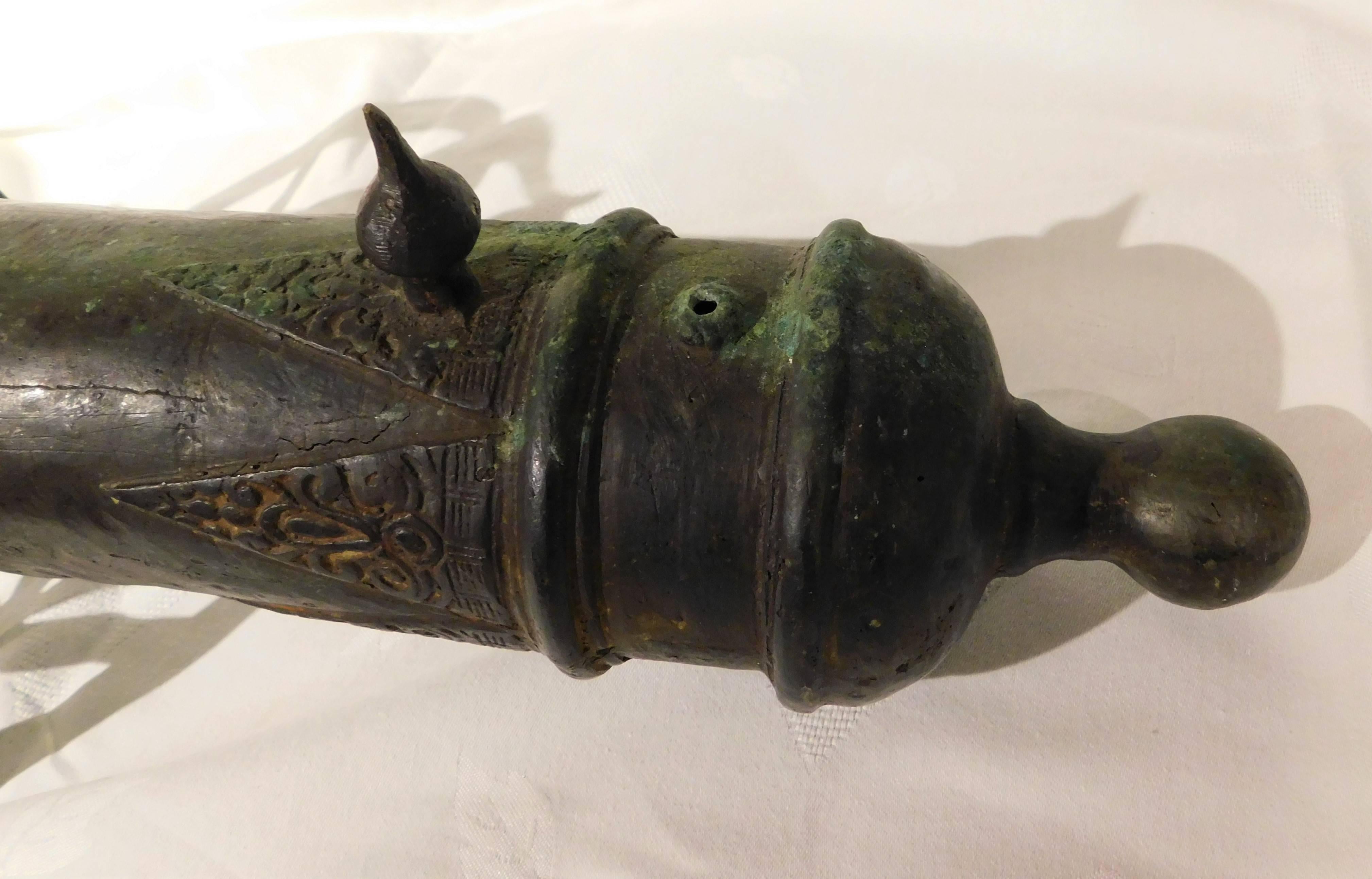 viktorianische Bronze-Signalkanone aus den 1880er Jahren 3