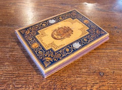 1880s Vintage Victorian Style Photo Album with Decorative Embossed Cover