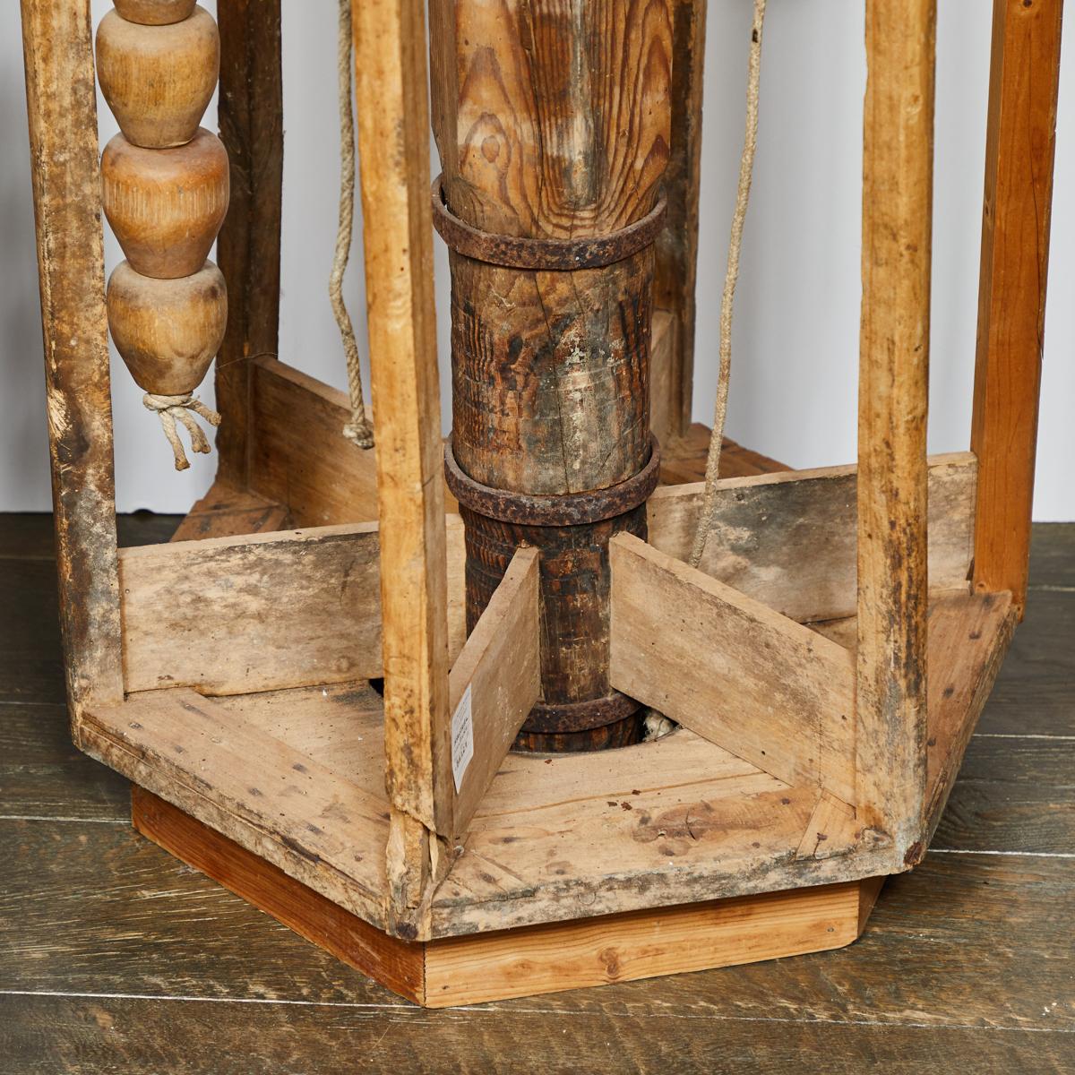 Late 19th Century 1880s Wood Grain Element as Sculpture