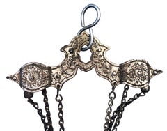 1881 Antique Ceiling Suspension for a Light with It's Original Counterweight