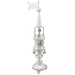 1881 Antique Russian Silver Spice Tower