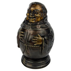 1881 Eduardo VII Príncipe de Gales Tintero y humidor de bronce Almirante Henry Glyn