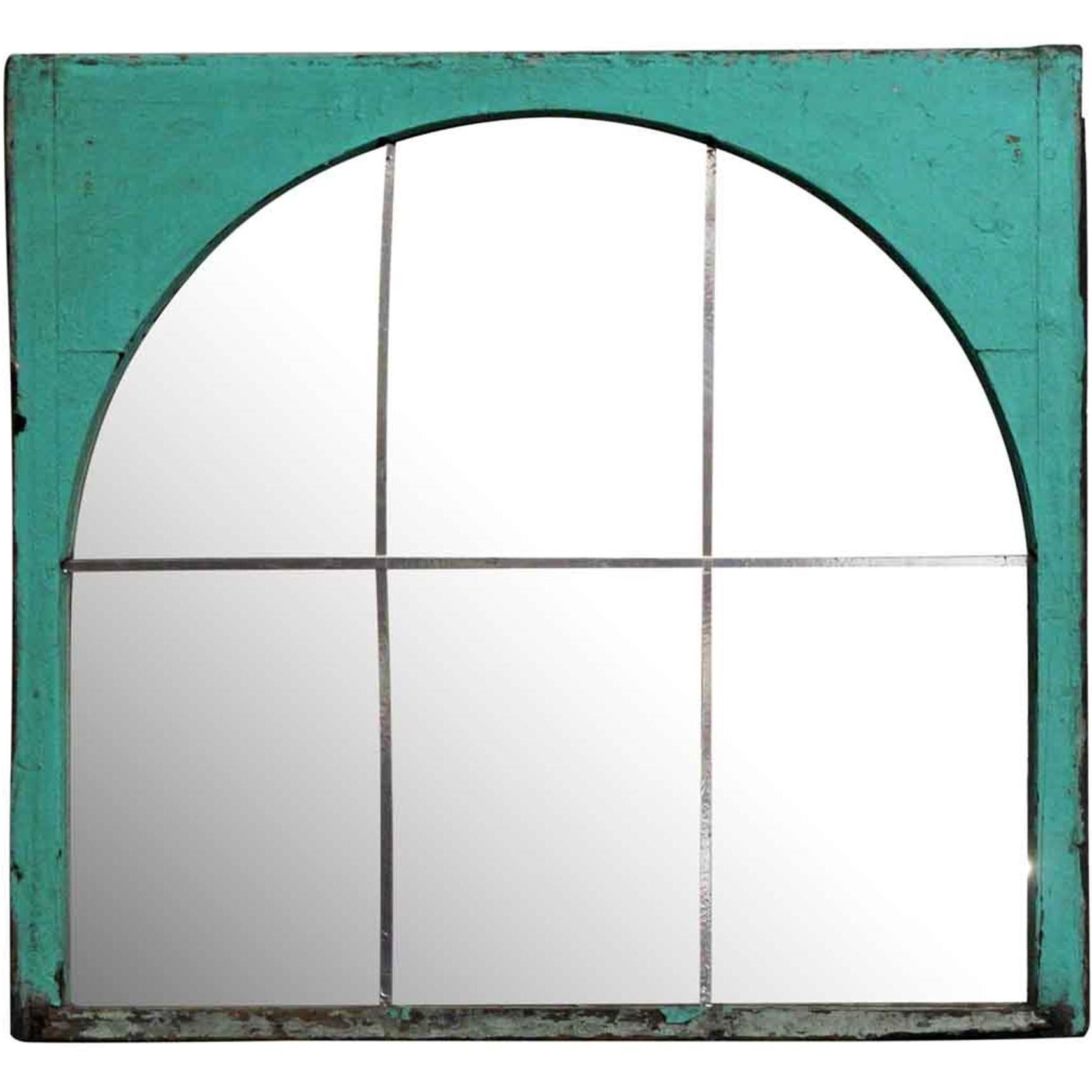 1882 Domino Sugar Building Window Mirror from Williamsburg, Brooklyn, NY