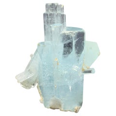 Antique 18.82 Gram Elegant Aquamarine Crystal Bunch From Skardu Valley , Pakistan 
