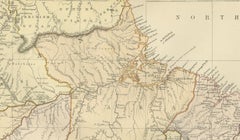 1882 Map of Brazil: Historic Borders, River Systems, and Coastal Regions