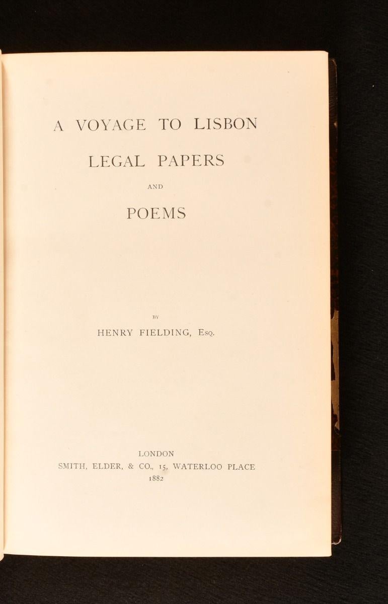 Britannique 1882 The Works of Henry Fielding, Esq. en vente