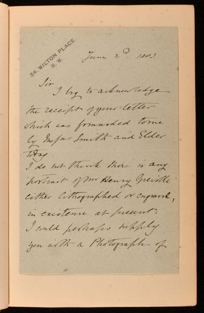 British 1883-1884 Leaves from the Diary of Henry Greville For Sale