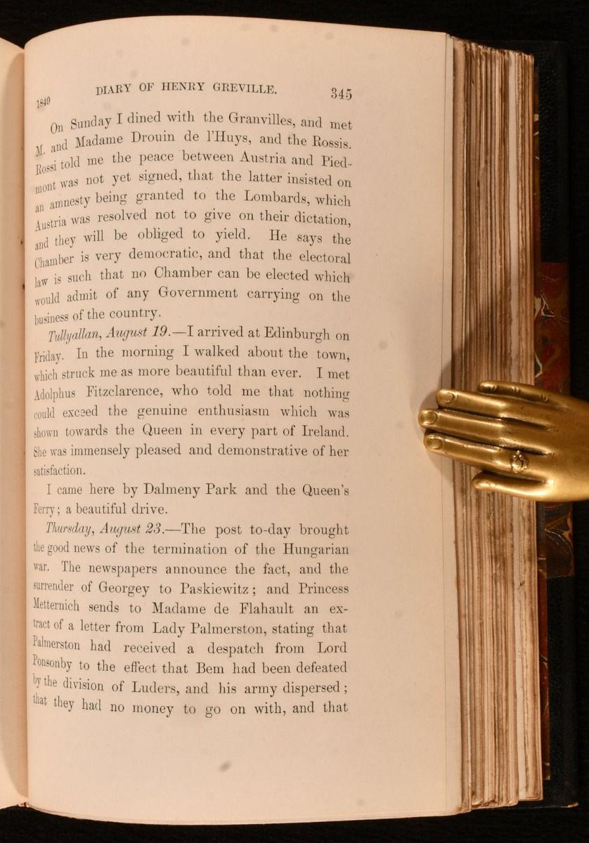 Paper 1883-1884 Leaves from the Diary of Henry Greville For Sale