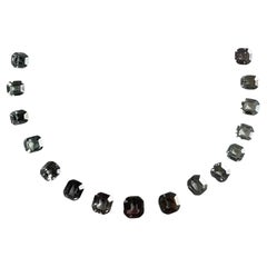 Pierre précieuse de qualité supérieure, spinelle grise birmane de 18,83 carats, taille radiant