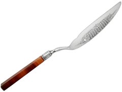 Antique Dutch Silver and Agate Handled Server