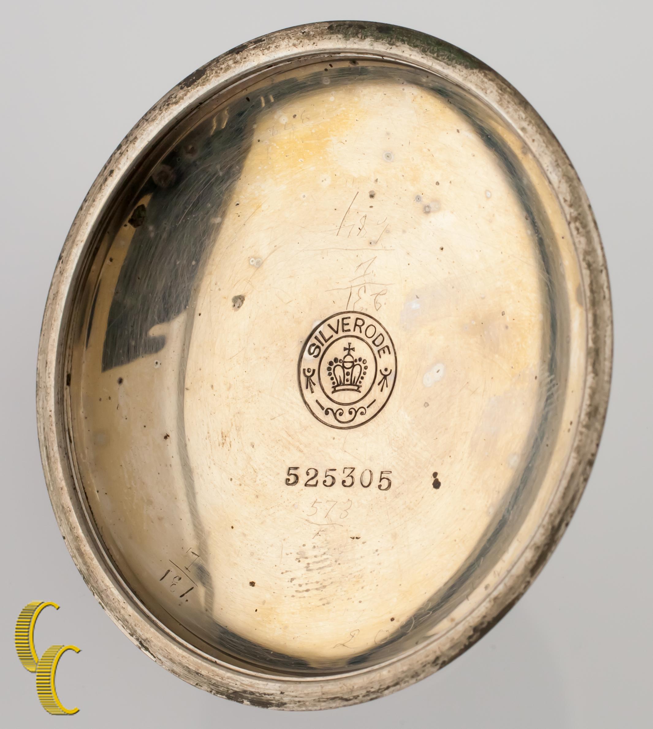Moderne 1884 Montre de poche à cadran ouvert Elgin, taille 18S en vente