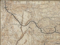 1885 Denver and Rio Grande System Antique Map by Rand McNally & Co.