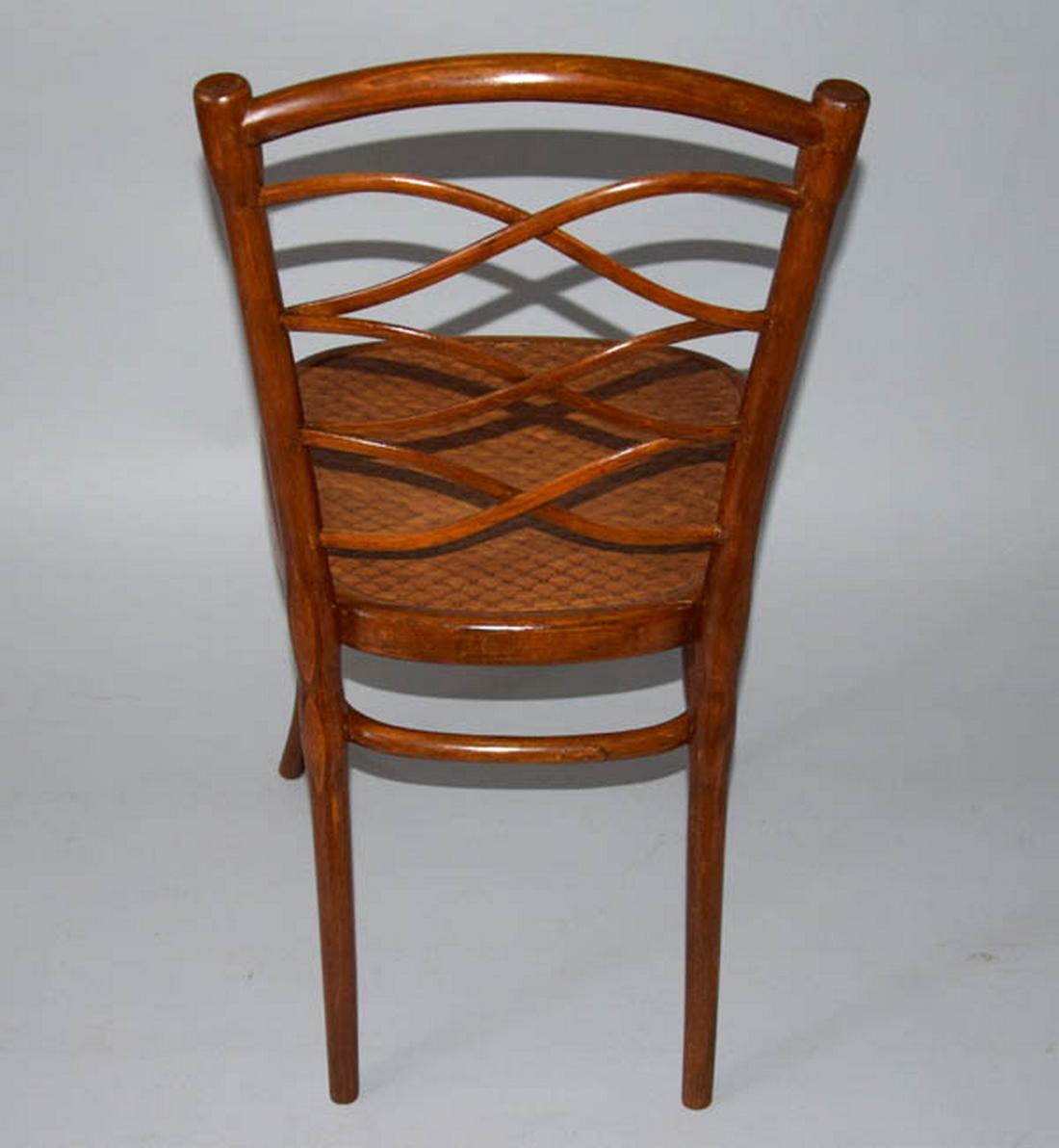 Art Deco 1885 Rare Bentwood Thonet Chair Model Nr. 62