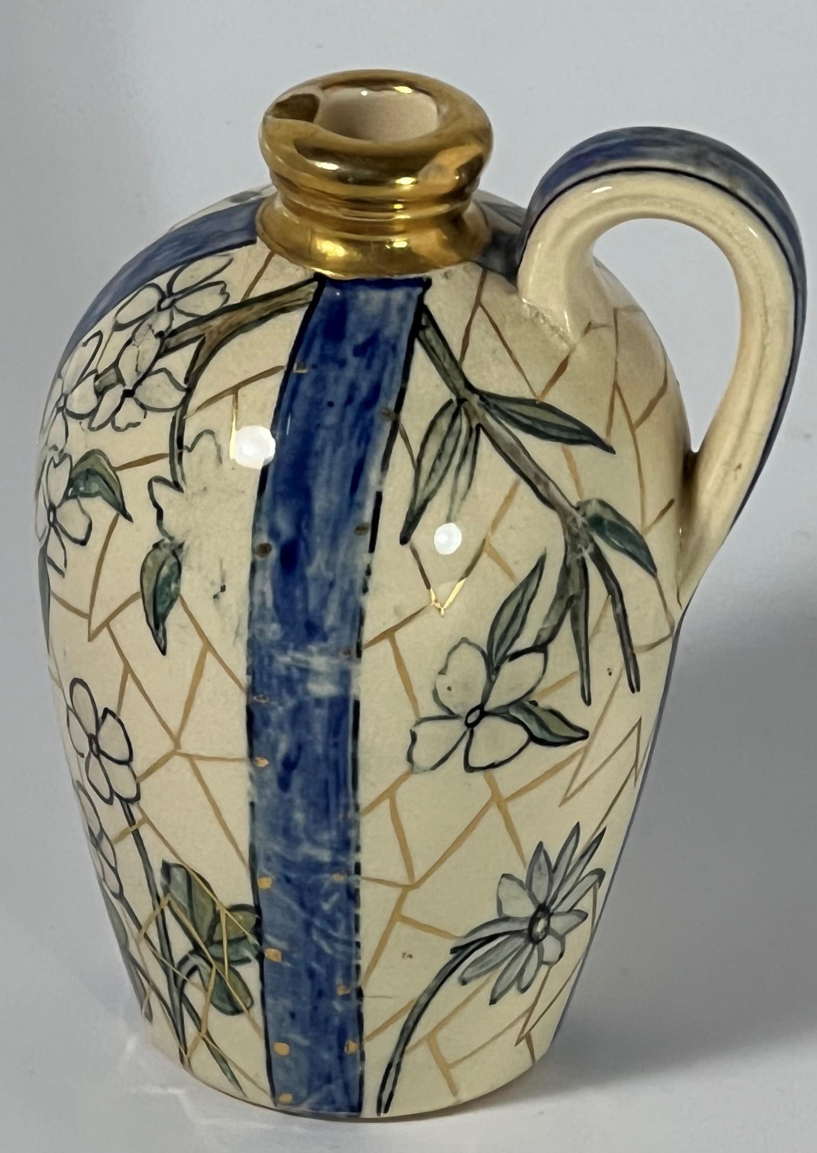 Rookwood pottery was established based upon Arts and Crafts ideals positing the celebration and elevation of pottery as an art form.  Both professional and amateur decorators and potters were instrumental in the success of what became an art
