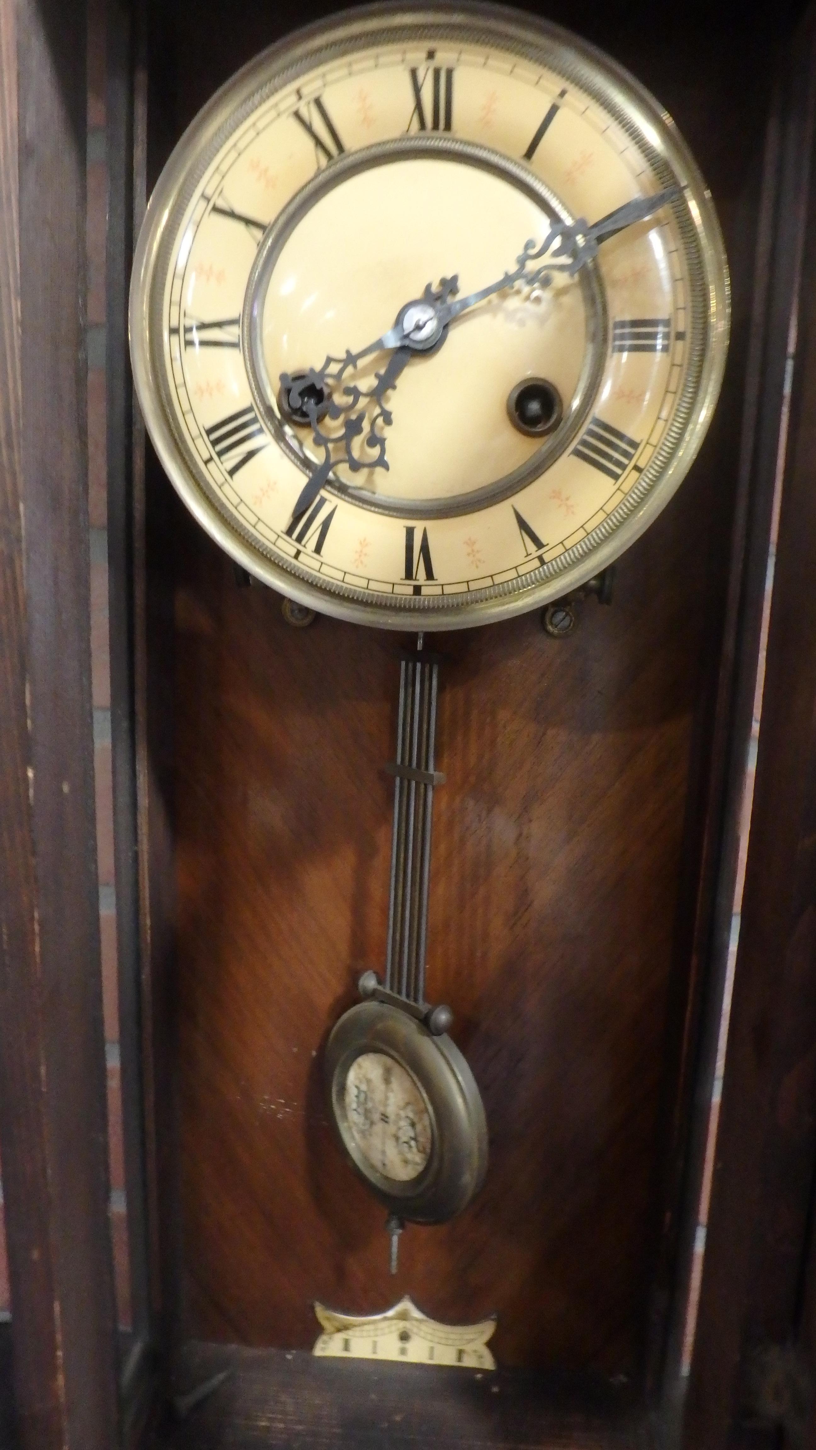 Victorian 1885 Wall Clock For Sale