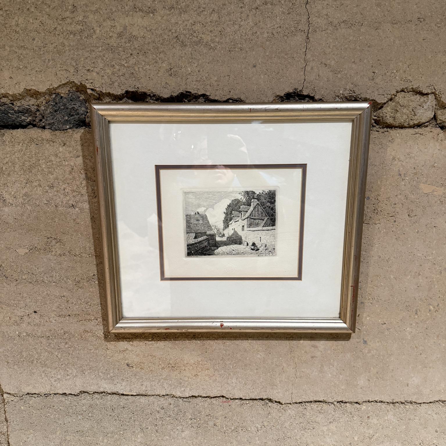 Francese 1886 Museo d'Arte del Louvre Acquaforte firmata Chalcographie in vendita