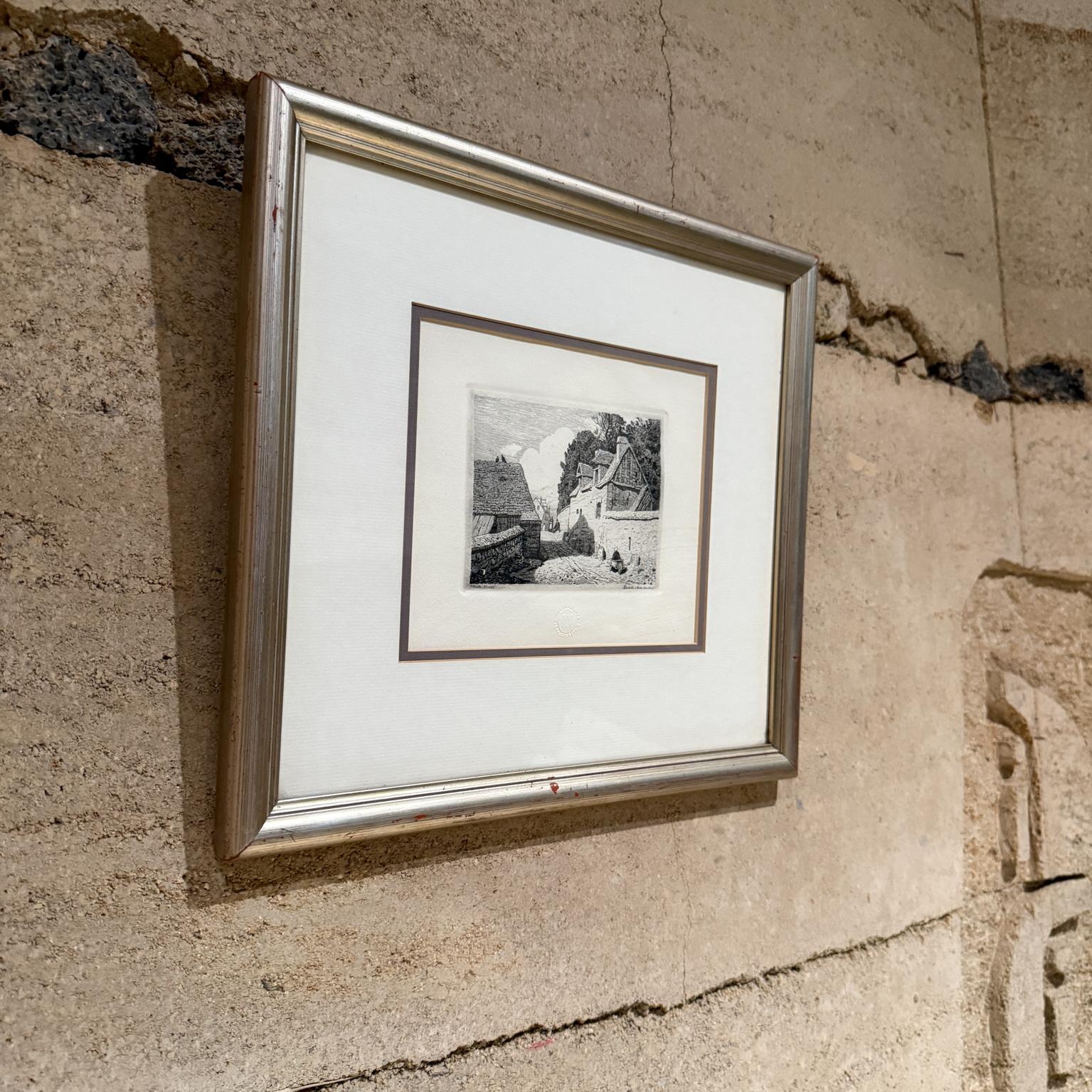 XIX secolo 1886 Museo d'Arte del Louvre Acquaforte firmata Chalcographie in vendita