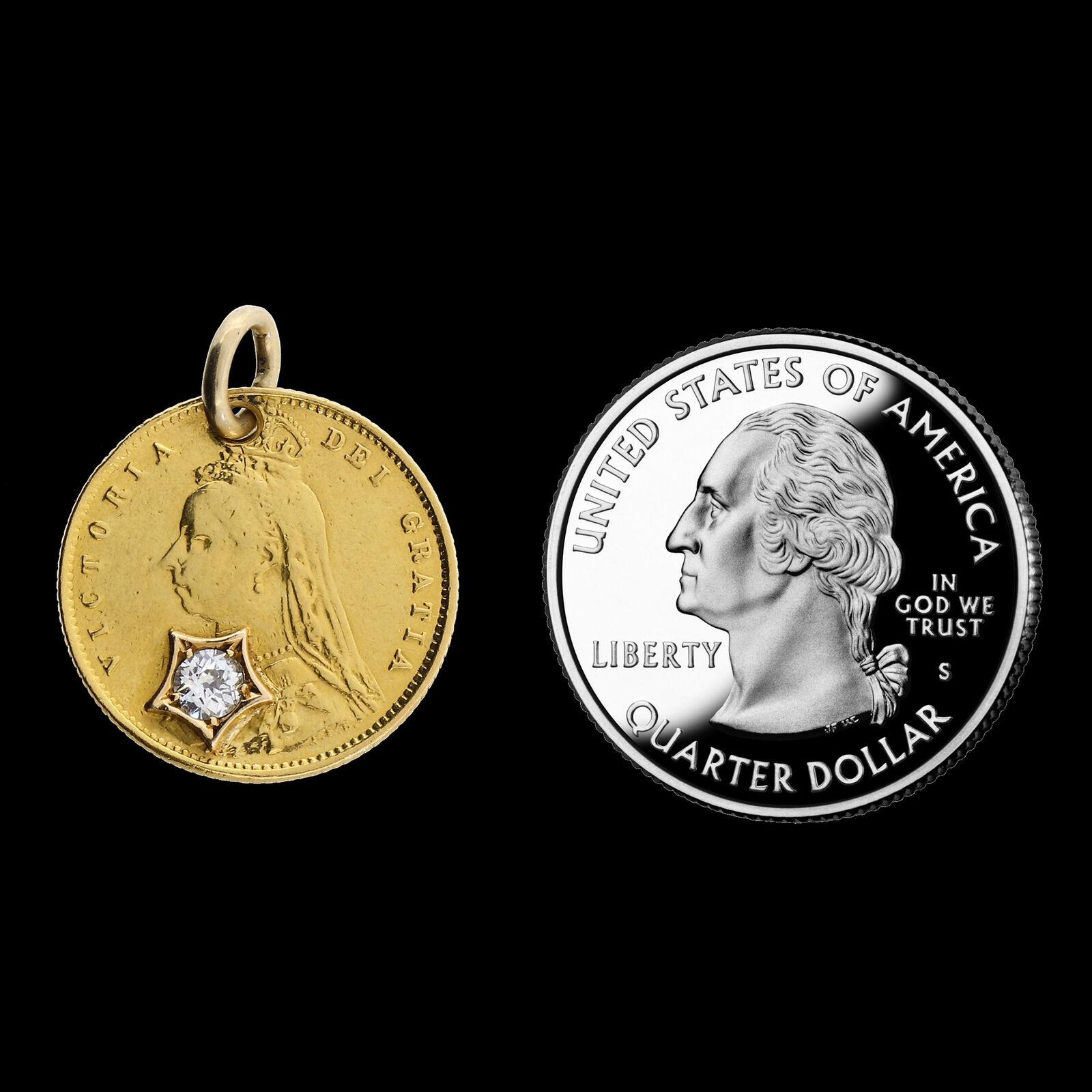 english coin necklace