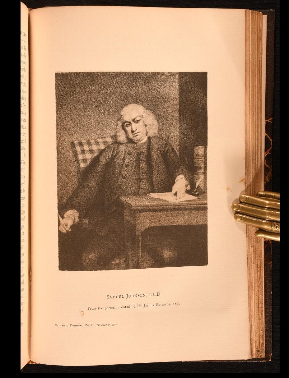 1887 La vie de Johnson par Boswell en vente 4