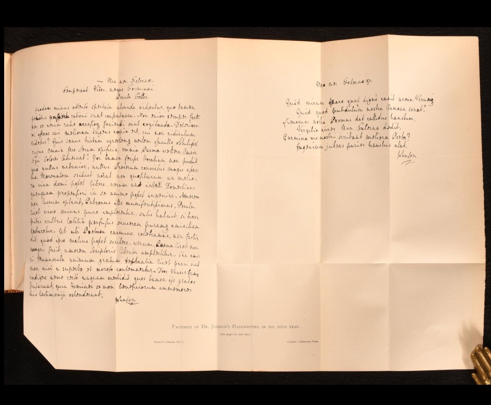 1887 La vie de Johnson par Boswell en vente 2