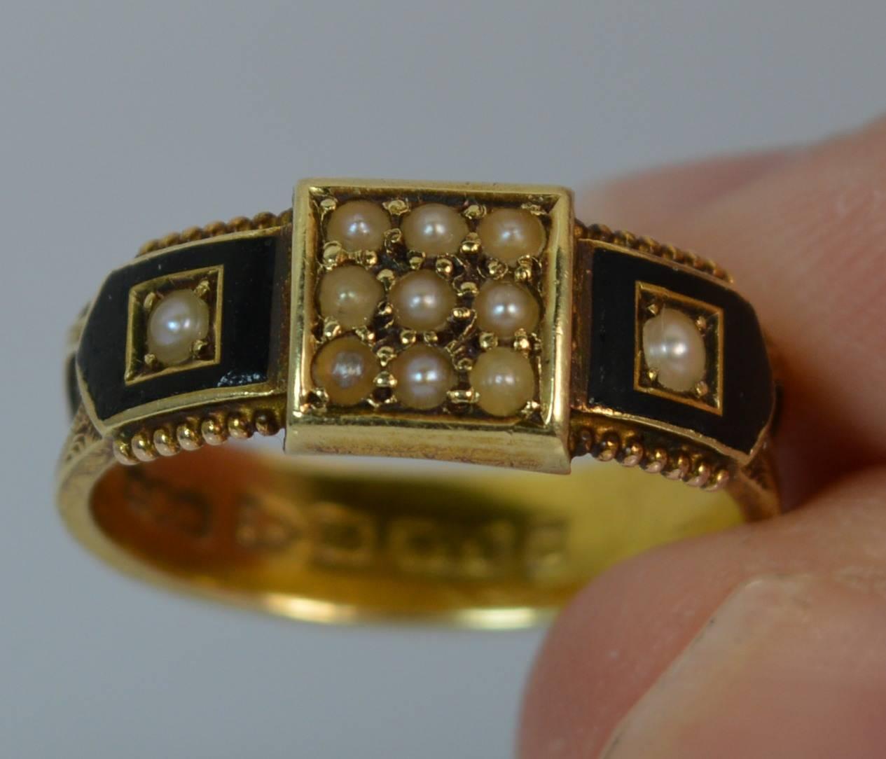 victorian mourning ring hair