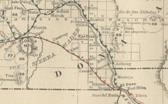 1888 New Mexico Map – Railroads, Counties & The Land of Enchantment