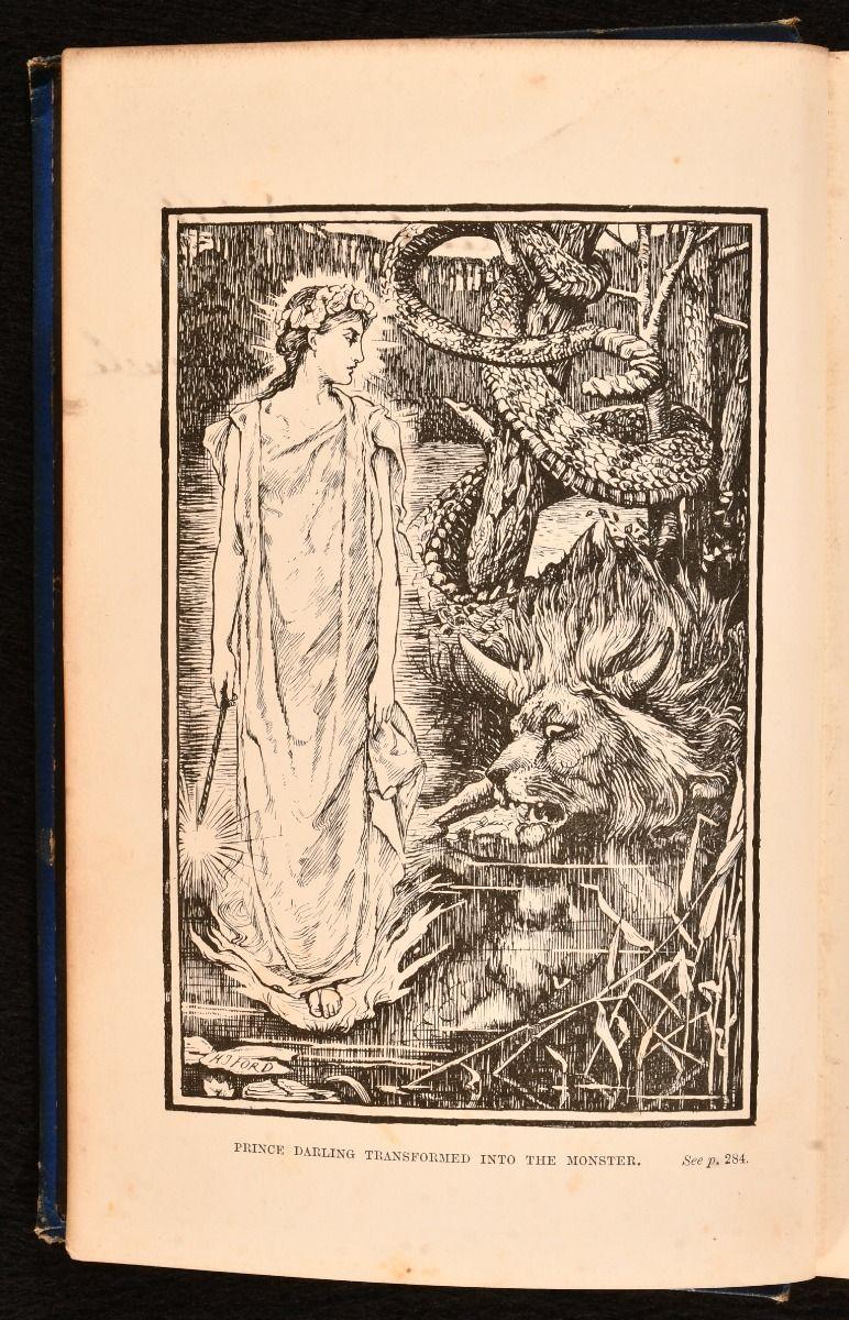 Late 19th Century 1889 The Blue Fairy Book For Sale