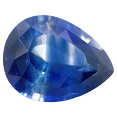 1.88ct Pear Blue Parti Sapphire GIA Certified Sri Lanka