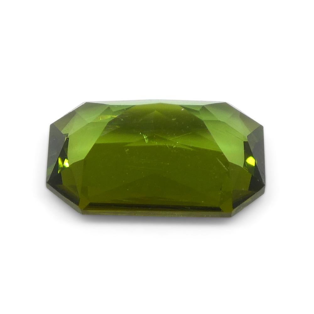 1.88ct Scissor Cut/Octagonal Green Tourmaline en vente 8