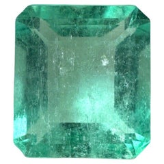 1,89 Carati 9x7 Smeraldo colombiano verde pastello - Taglio smeraldo grosso May Birthston