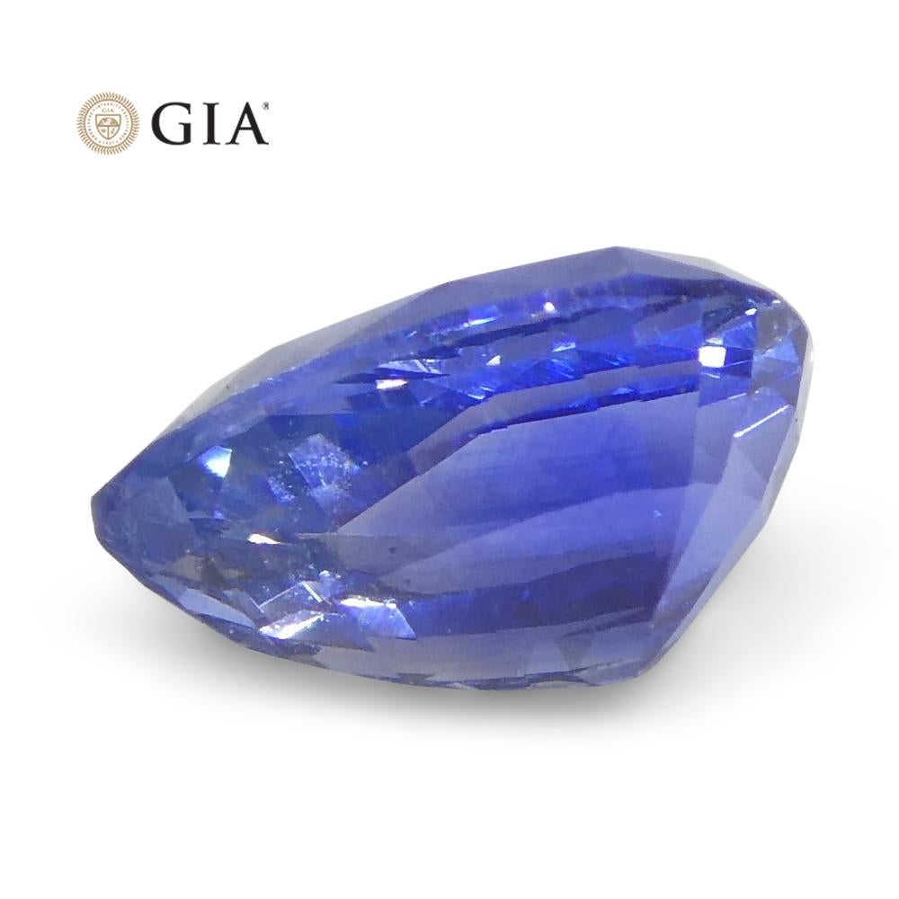 1.89 Carat Pear Blue Sapphire Gia Certified, Sri Lanka For Sale 9