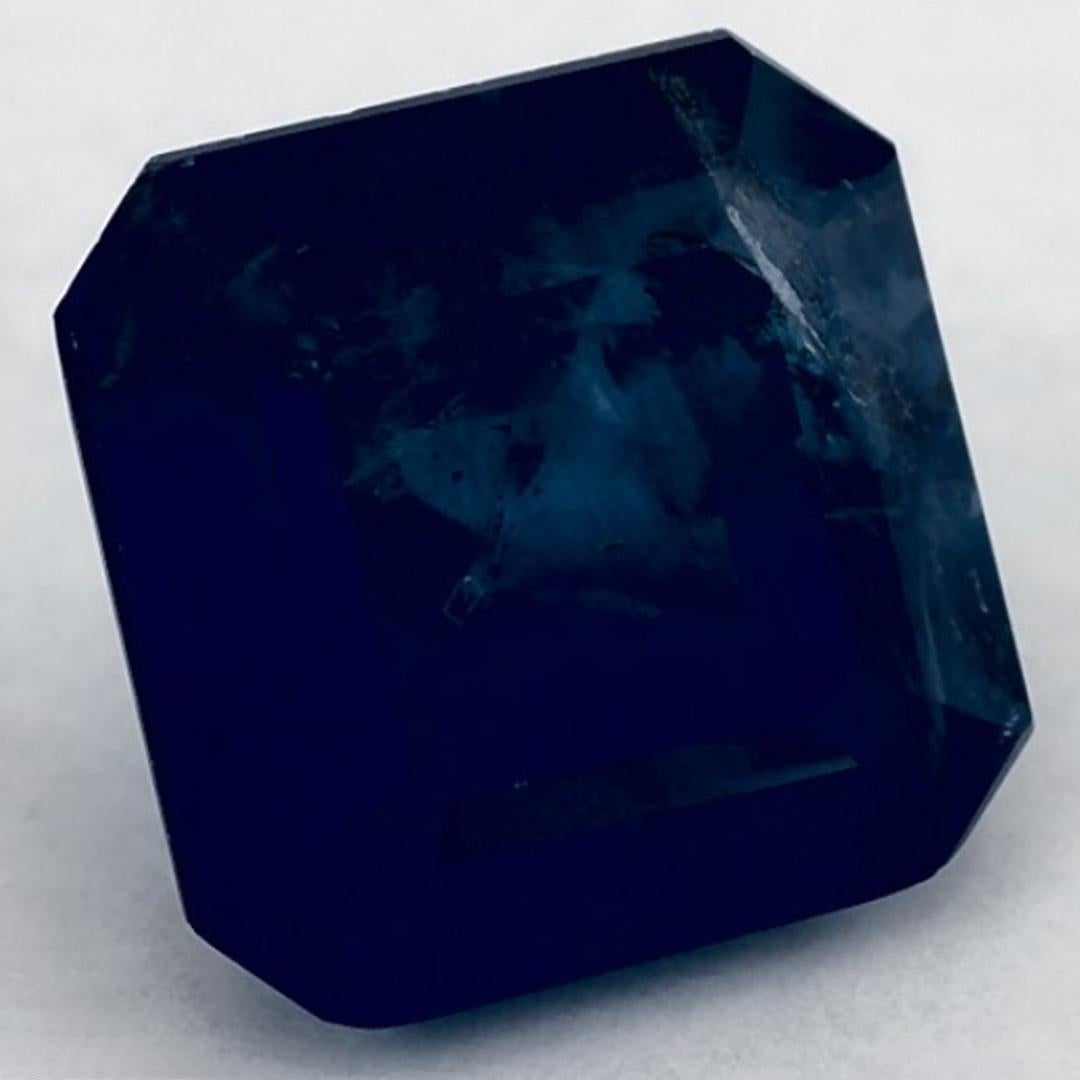 De las mujeres 1.89 qt Zafiro Azul Octágono Gema Suelta en venta