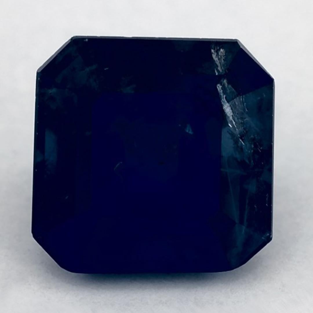 1.89 qt Zafiro Azul Octágono Gema Suelta