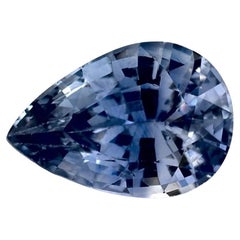 1.89 Ct Blue Sapphire Pear Loose Gemstone