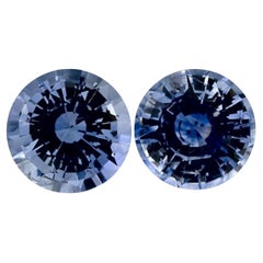1.89 Ct Blue Sapphire Round Loose Gemstone