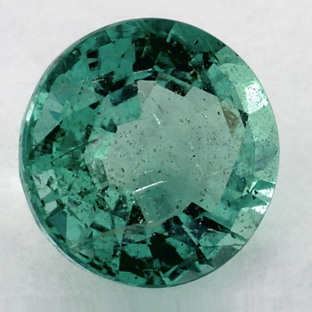 1.89 Ct Smaragd Runde Lose Edelstein (Rundschliff) im Angebot