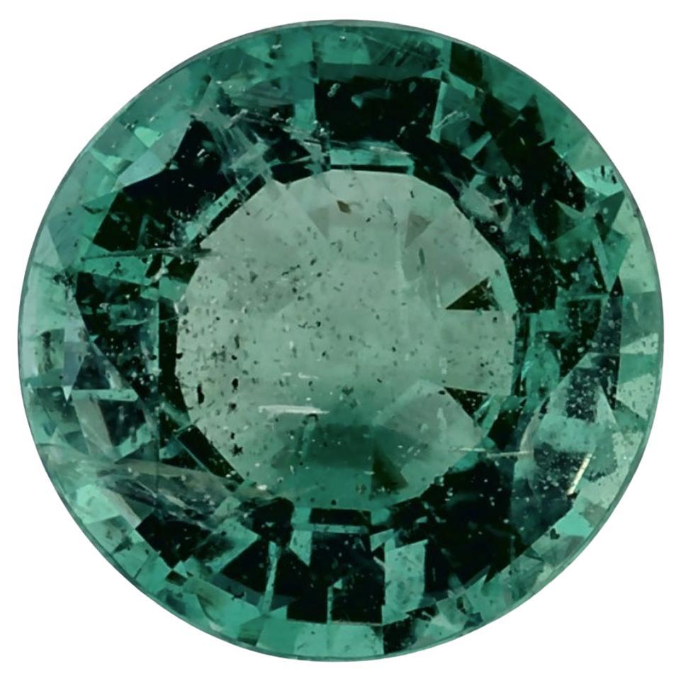 1.89 Ct Smaragd Runde Lose Edelstein im Angebot