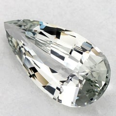1.89 Ct Green Sapphire Pear Loose Gemstone