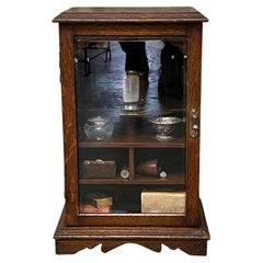1890-1900 Edwardian English Antiques, Smokers Cabinet