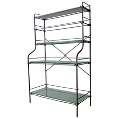 1890-1910 French Iron Étagère Shelf