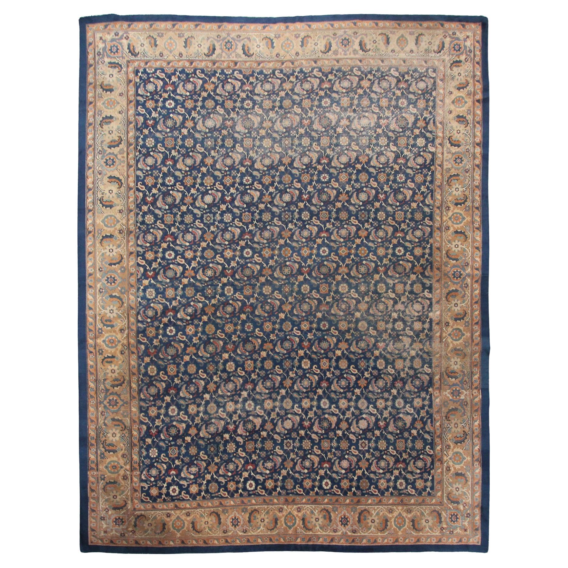 1890 Antiker Agra-Teppich Antiker Agra Amritsar Handgefertigter Agra-Teppich Geometrisch