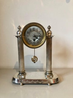 1890 Antique Pillars Germany Junghans Clock