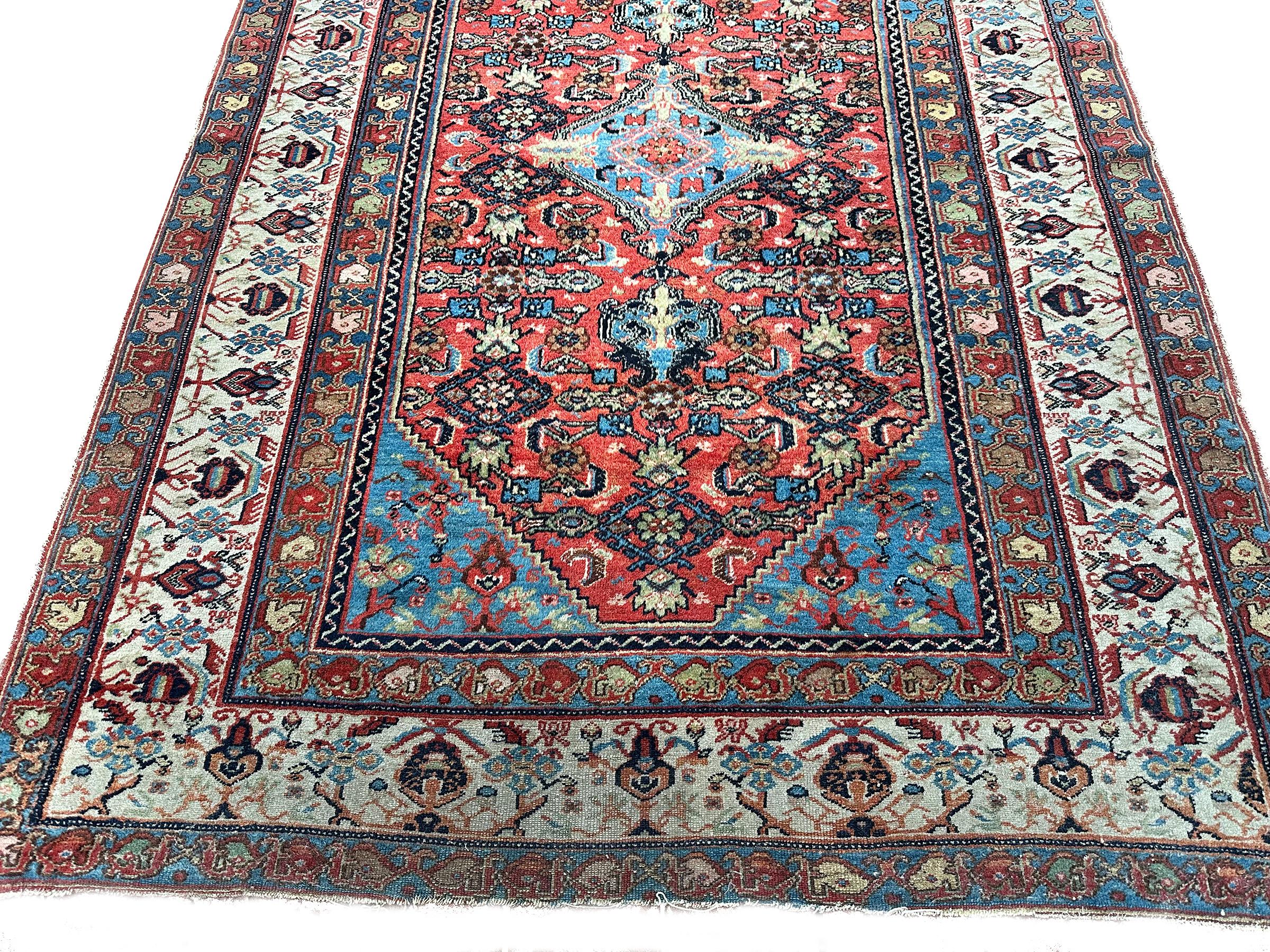Hand-Knotted 1890 Antique Traditional Oriental Rug Exceptionally fine Rug 5x6 153cm x 191cm For Sale