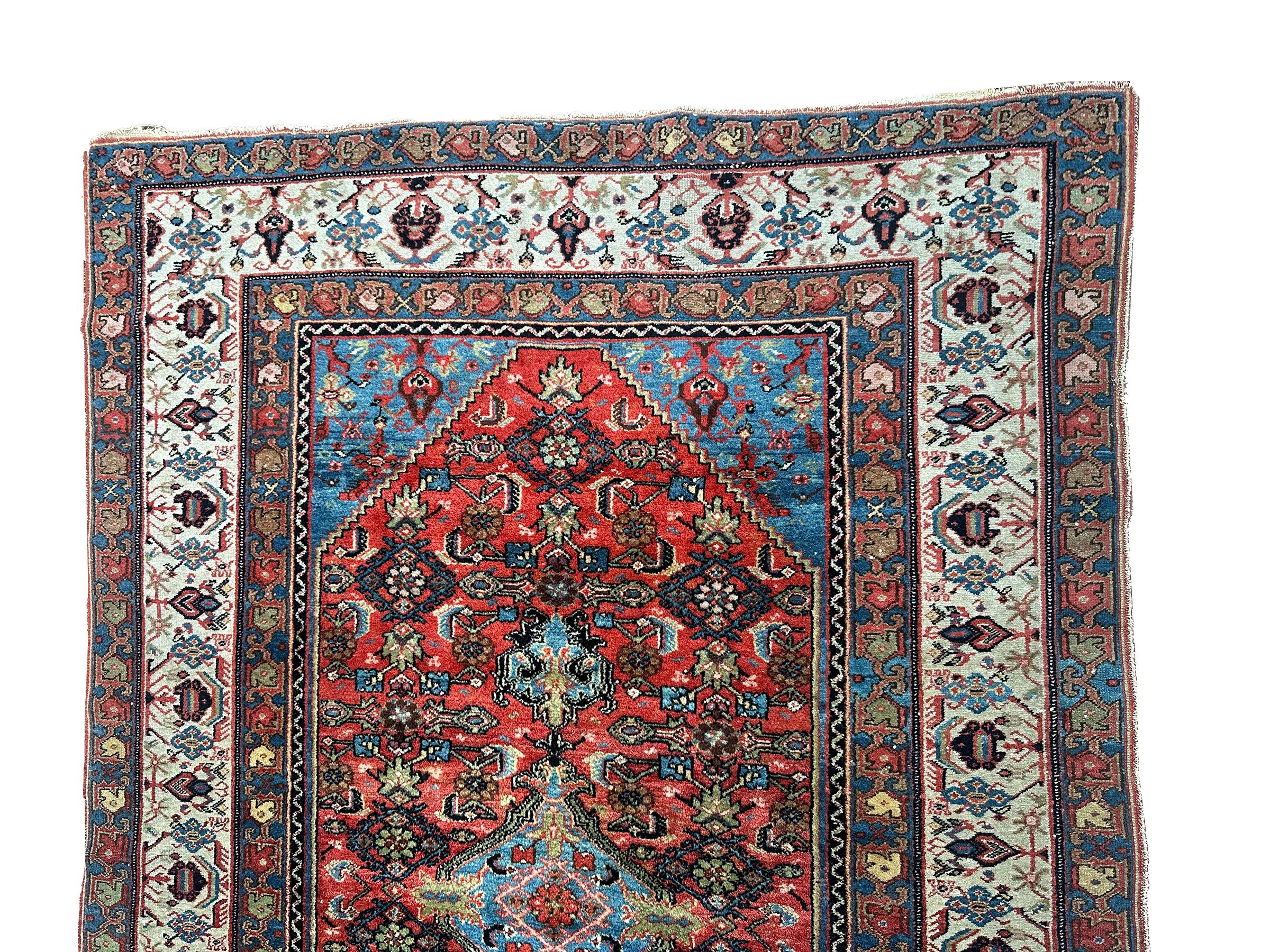Wool 1890 Antique Traditional Oriental Rug Exceptionally fine Rug 5x6 153cm x 191cm For Sale