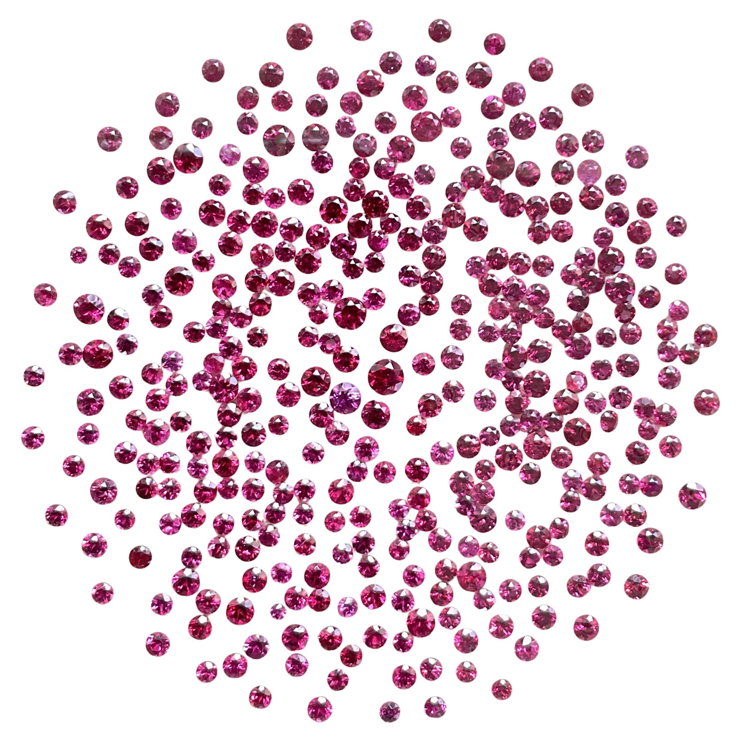 18.90 Carats NO-HEAT Ruby Mozambique Round Cut Stone For Jewelry Natural Gem