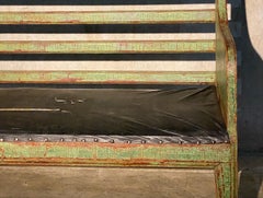 1890 Country Bench / Settee in Original Paint