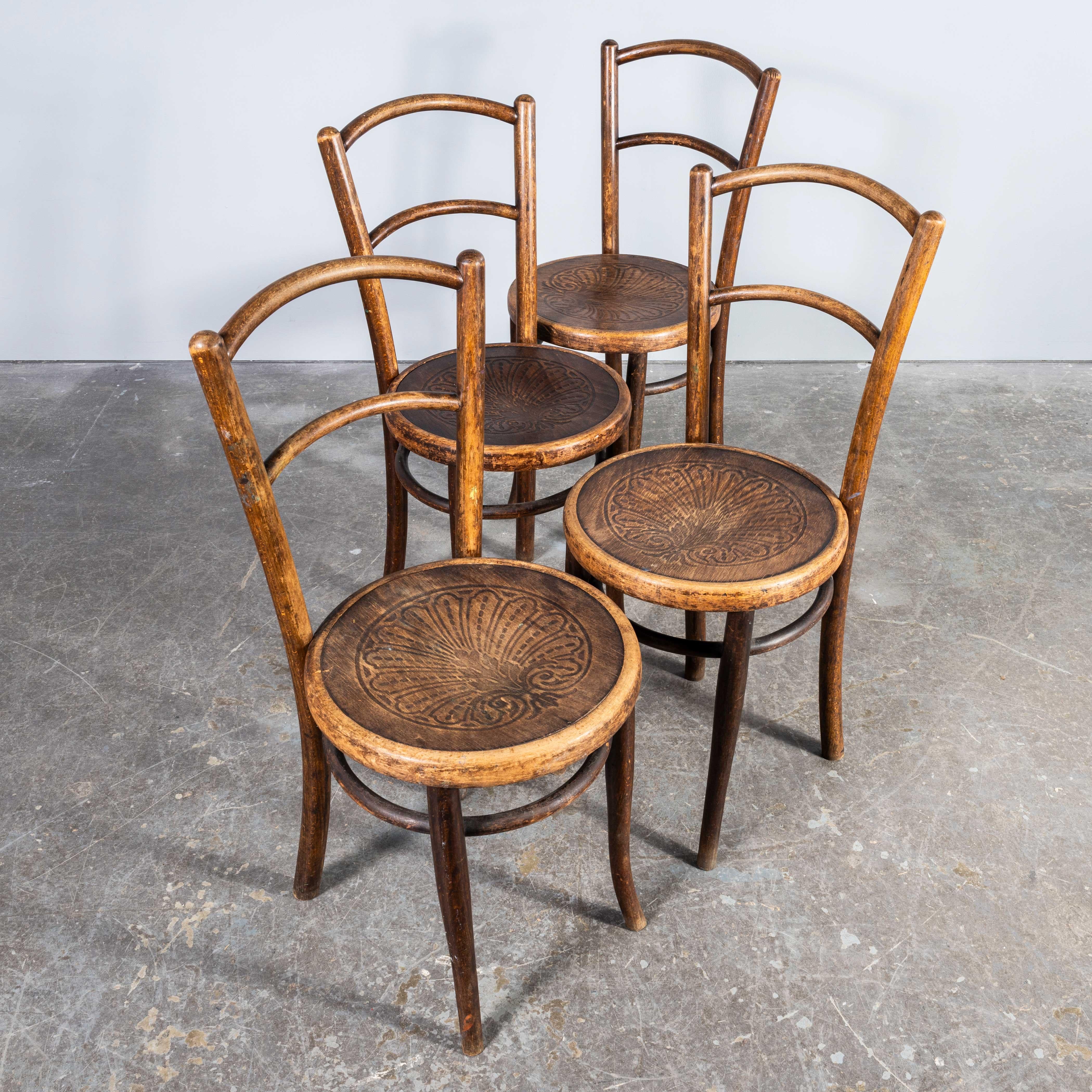1890 Decorated Side Chairs - JJ Kohn - Austria 7