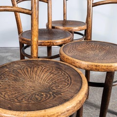 1890 Decorated Side Chairs - JJ Kohn - Austria